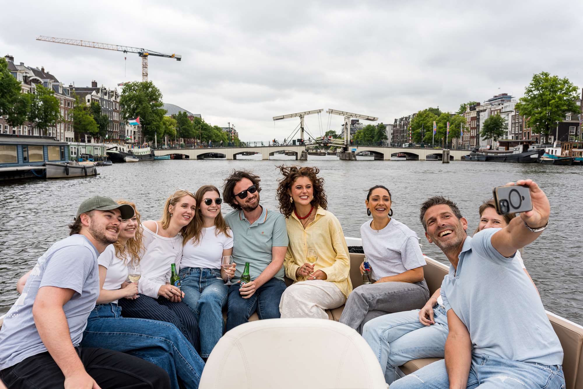 Open Boat Tour Amsterdam with Drinks 2