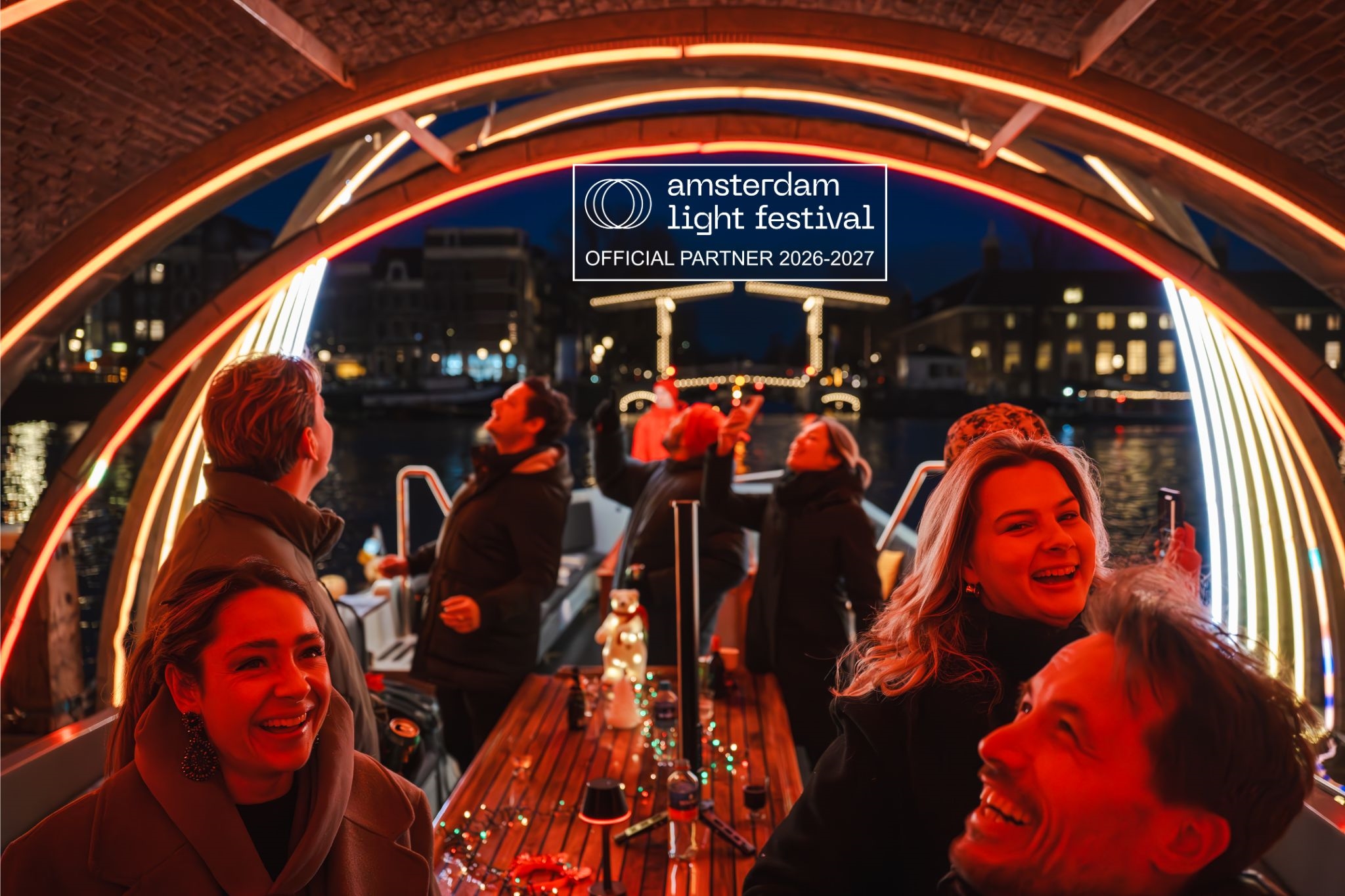 Amsterdam Light Festival Open Boat
